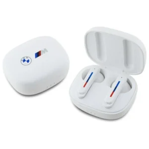 BMW Bluetooth headphones BMBEMIATP20LOH TWS + docking station white/white Printed Logoseng