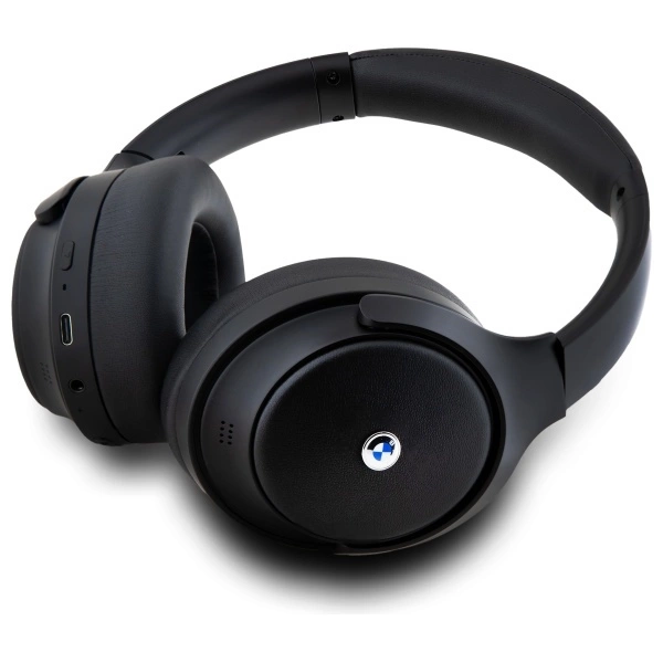 BMW Bluetooth ANC On-Ear Headphones BMBHKL601SSLVK Black/Black Metal Logoseng