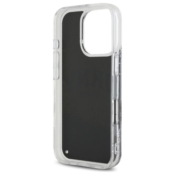 DKNY DKHCP16LLBNAEK iPhone 16 Pro 6.3" black/black hardcase Liquid Glitter Arch Logoeng