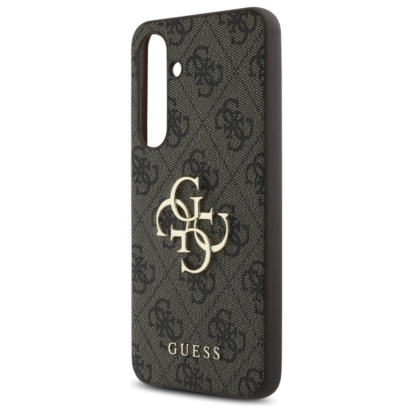 Guess GUHCS24FE4GMGBR S24 FE S721 brown/brown hardcase 4G Big Metal Logoeng