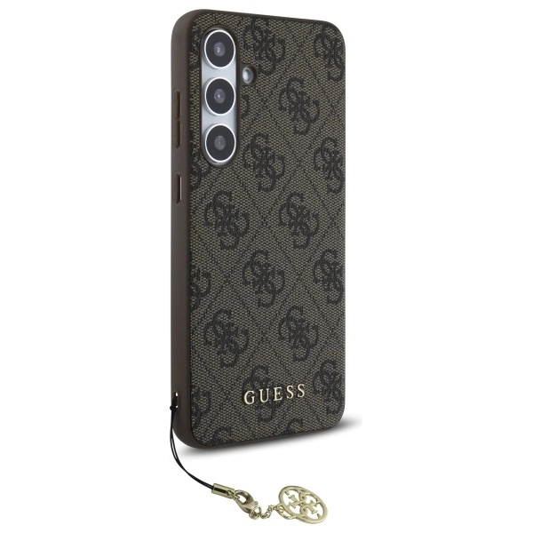 Guess GUHCS24FEGF4GBR S24 FE S721 brown/brown hardcase 4G Charms Collectioneng