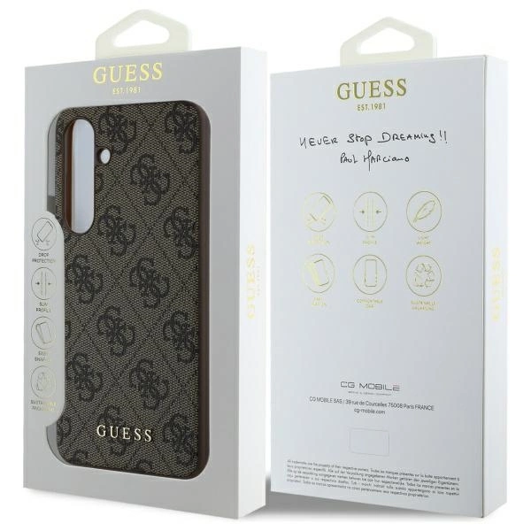 Guess GUHCS24FEGF4GBR S24 FE S721 brown/brown hardcase 4G Charms Collectioneng
