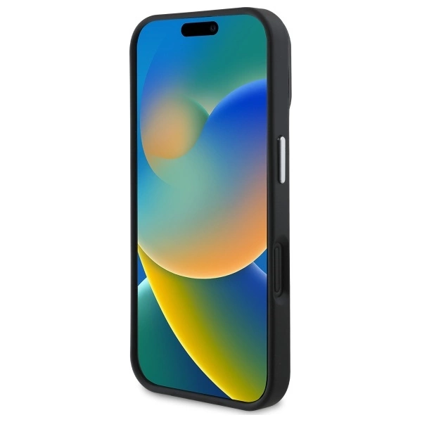 Guess GUHMP16MPGTSPSK iPhone 16 Plus 6.7" black/black hardcase Grained Triangle MagSafeeng
