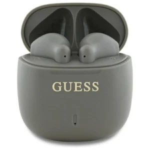 Guess Bluetooth headphones GUTWSJ14ESGE TWS + docking station taupe Printed Classic Logoeng