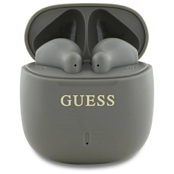 Guess Bluetooth headphones GUTWSJ14ESGE TWS + docking station taupe Printed Classic Logoeng