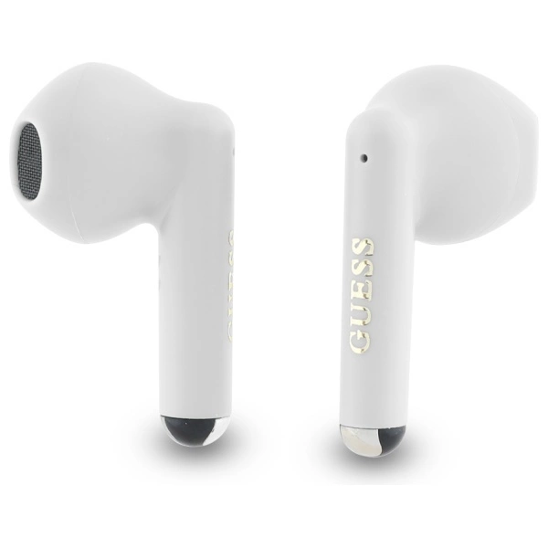 Guess Bluetooth headphones GUTWSJ14ESGH TWS + docking station white/white Printed Classic Logoeng