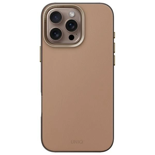 Uniq Lyden DS iPhone 16 Pro 6.3" Magclick Charging case brown-gray/flint grayeng