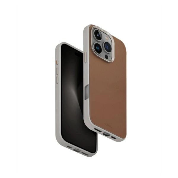 Uniq Lyden DS iPhone 16 Pro 6.3" Magclick Charging Case Caramel/Caramel-Ivoryeng