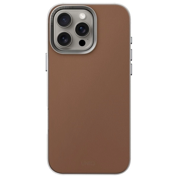 Uniq Lyden DS iPhone 16 Pro 6.3" Magclick Charging Case Caramel/Caramel-Ivoryeng