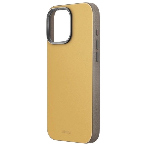 Uniq Lyden DS iPhone 16 Pro Max 6.9" Magclick Charging case yellow-gray/yellow-grayeng