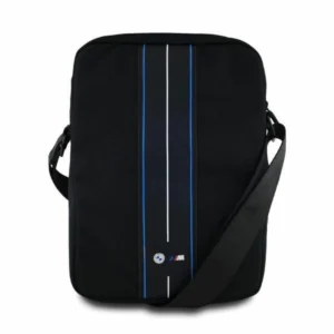 BMW Nylon Blue Stripe 10" Tablet Bag - Blackeng