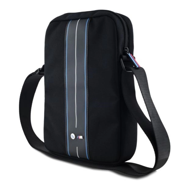 BMW Nylon Blue Stripe 10" Tablet Bag - Blackeng