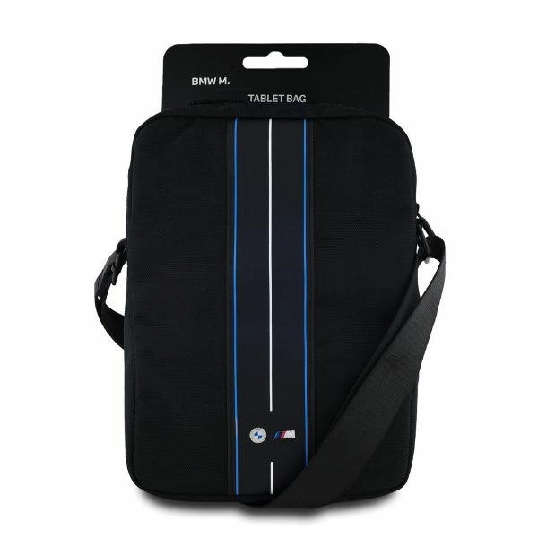 BMW Nylon Blue Stripe 10" Tablet Bag - Blackeng
