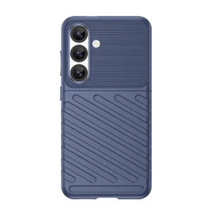 Thunder Case Samsung Galaxy S25 Silicone Armored Case - Blueeng