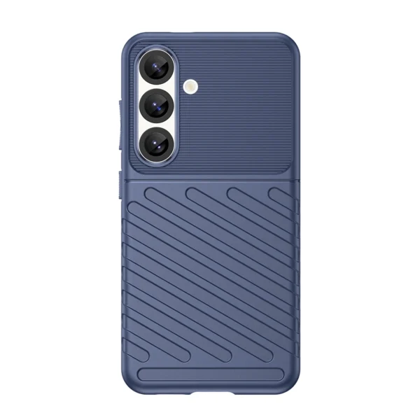 Thunder Case Samsung Galaxy S25 Silicone Armored Case - Blueeng