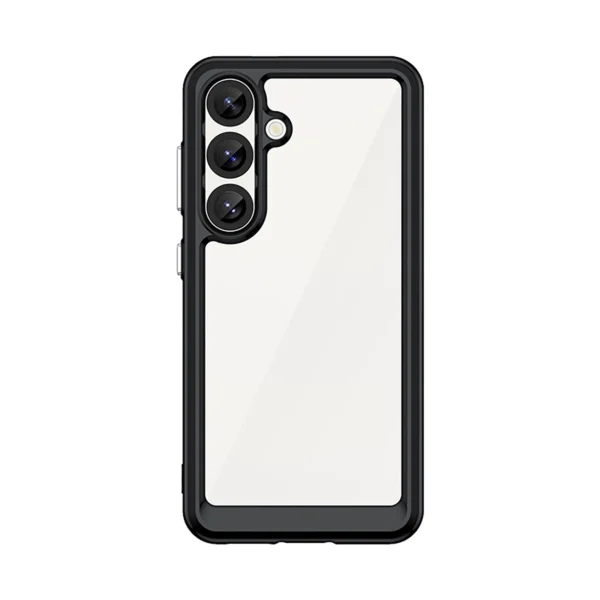 Outer Space Case with Gel Frame for Samsung Galaxy S25 - Blackeng