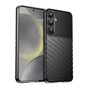 Thunder Case for Samsung Galaxy S25+ Silicone Armored Cover - Blackeng