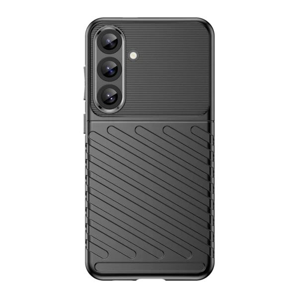 Thunder Case for Samsung Galaxy S25+ Silicone Armored Cover - Blackeng