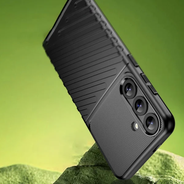 Thunder Case for Samsung Galaxy S25+ Silicone Armored Cover - Blackeng