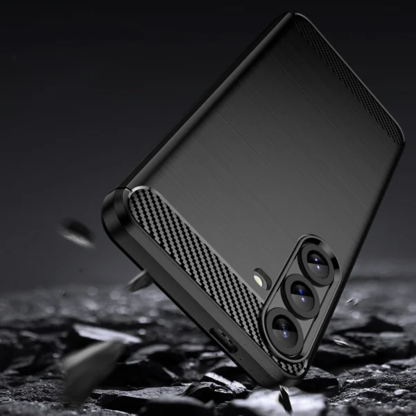 Carbon Case for Samsung Galaxy S25+ - Blackeng