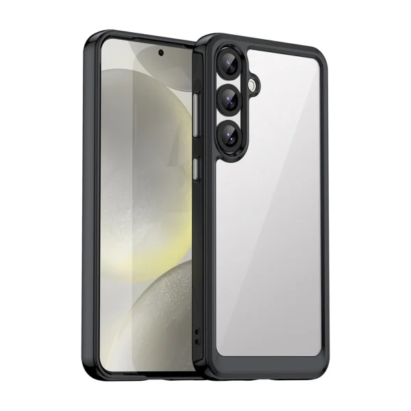 Outer Space Case with Gel Frame for Samsung Galaxy S25+ - Blackeng