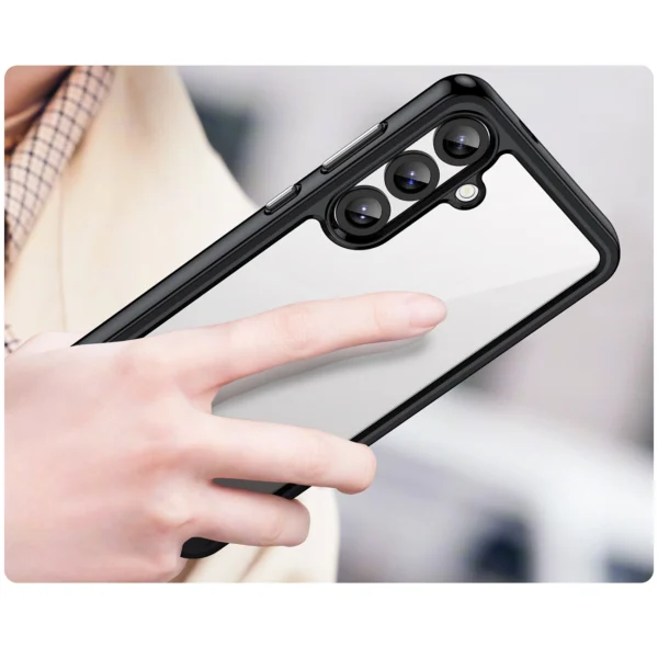 Outer Space Case with Gel Frame for Samsung Galaxy S25+ - Blackeng