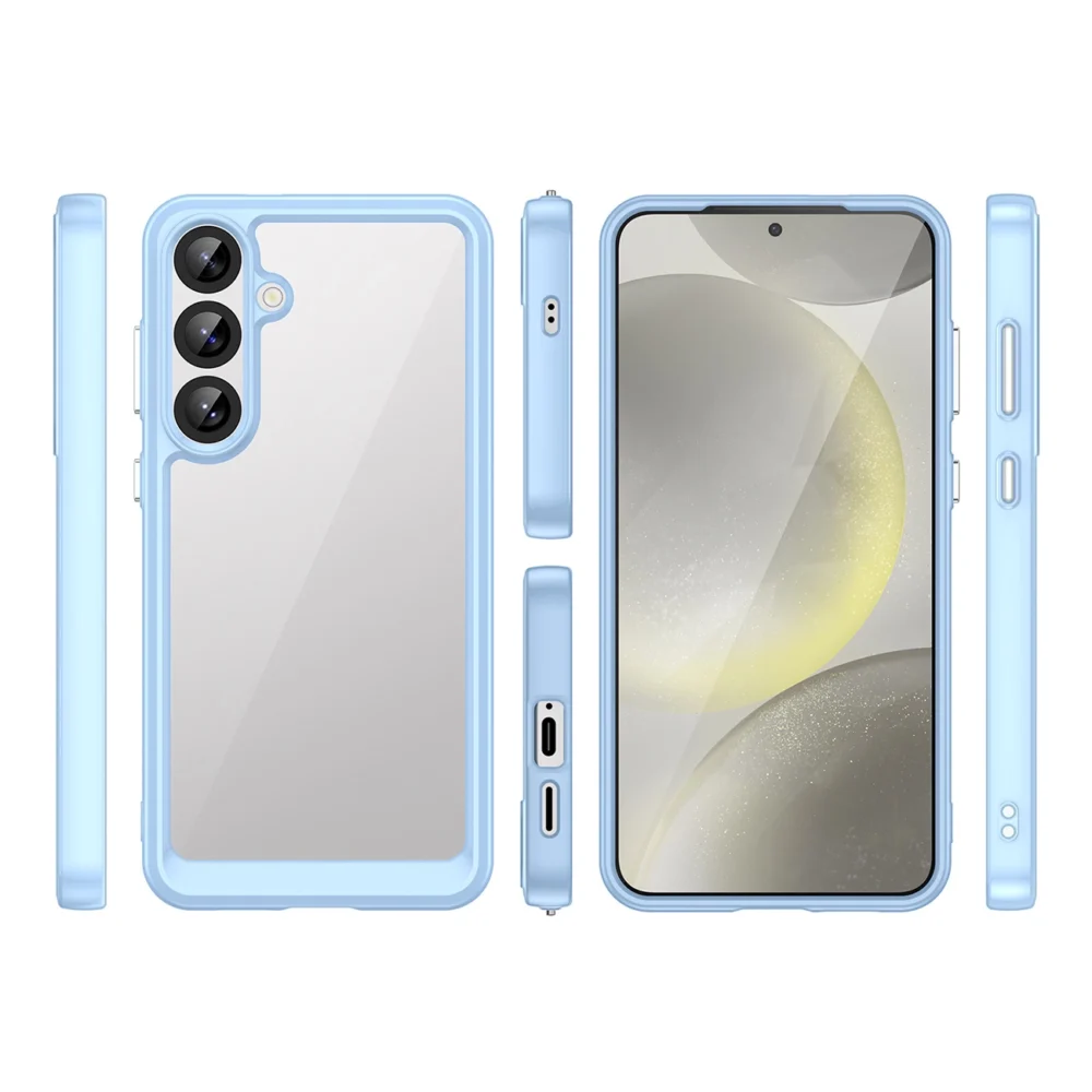 Outer Space Case with Gel Frame for Samsung Galaxy S25+ - Blueeng