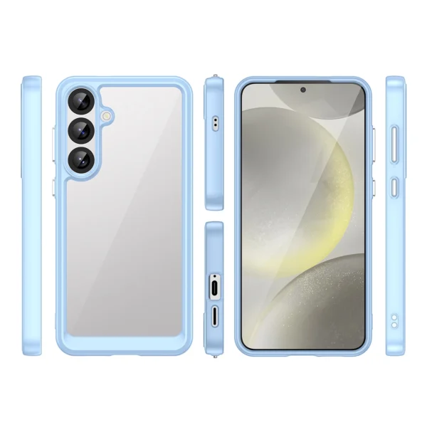 Outer Space Case with Gel Frame for Samsung Galaxy S25+ - Blueeng