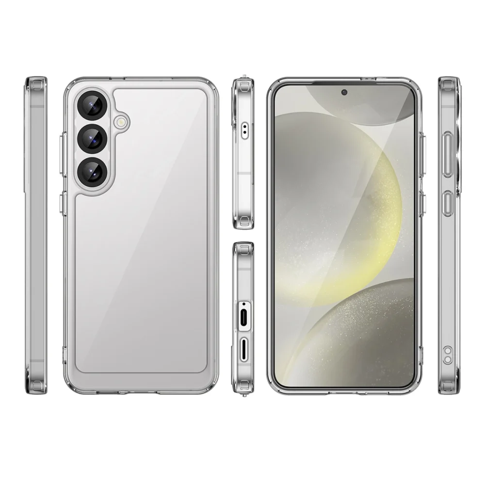Outer Space Case with Gel Frame for Samsung Galaxy S25+ - Transparenteng