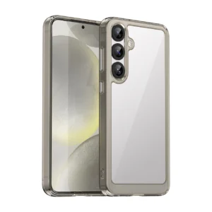 Outer Space Case with Gel Frame for Samsung Galaxy S25+ - Clear Blackeng