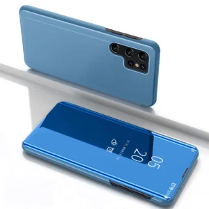 Clear View Case for Samsung Galaxy S25 Ultra Flip Cover - Blueeng