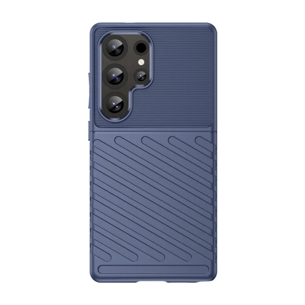 Thunder Case Samsung Galaxy S25 Ultra Silicone Armored Case - Blueeng