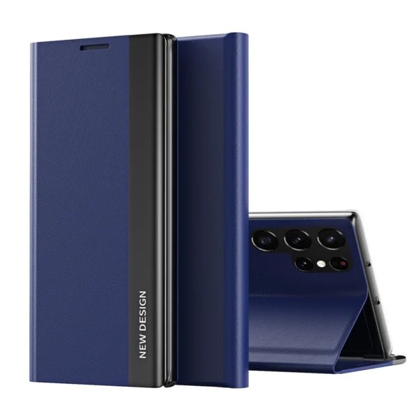 Sleep Case Pro Samsung Galaxy S25 Ultra Case with Flip and Stand - Blueeng