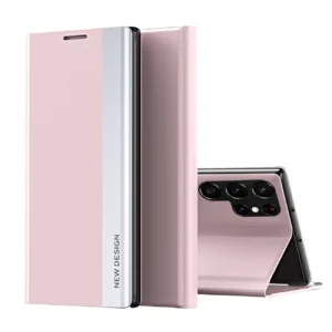 Sleep Case Pro Samsung Galaxy S25 Ultra Case with Flip and Stand - Pinkeng