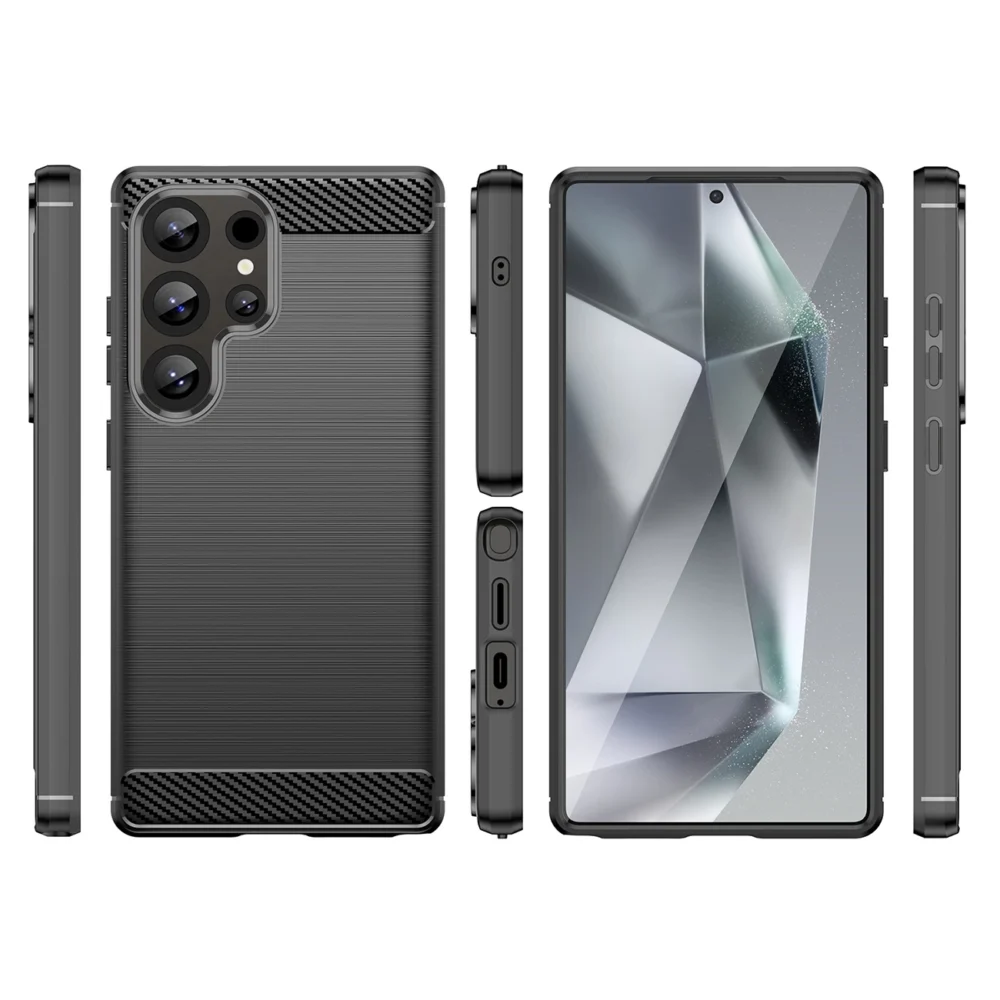 Carbon Case for Samsung Galaxy S25 Ultra - Blackeng