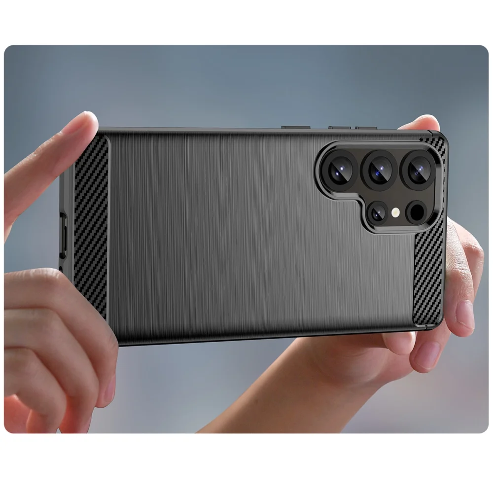 Carbon Case for Samsung Galaxy S25 Ultra - Blackeng