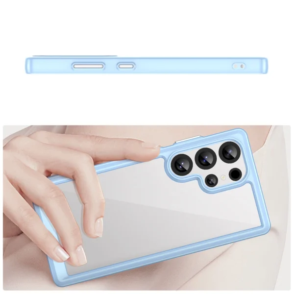 Outer Space Case with Gel Frame for Samsung Galaxy S25 Ultra - Blueeng