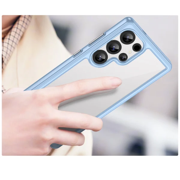 Outer Space Case with Gel Frame for Samsung Galaxy S25 Ultra - Blueeng