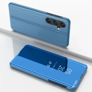 Clear View Case for Samsung Galaxy S24 FE Cover with Flip - Blueeng