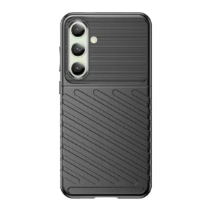 Thunder Case for Samsung Galaxy S24 FE Silicone Armored Cover - Blackeng