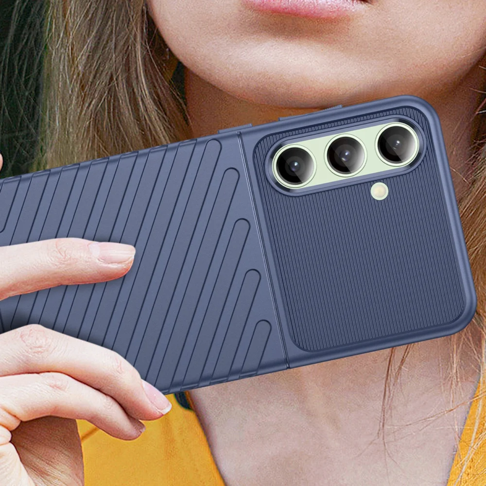 Thunder Case for Samsung Galaxy S24 FE silicone armor cover - blueeng