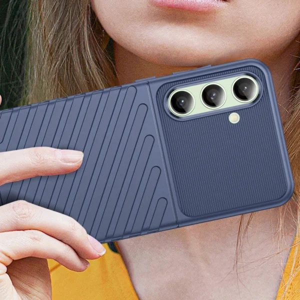 Thunder Case for Samsung Galaxy S24 FE silicone armor cover - blueeng