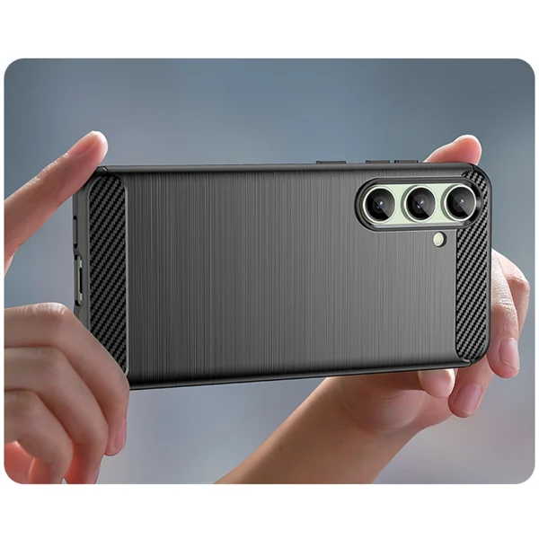 Carbon Case for Samsung Galaxy S24 FE - Blackeng