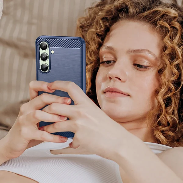 Carbon Case for Samsung Galaxy S24 FE - Blueeng
