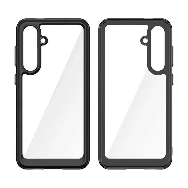 Outer Space Case with Gel Frame for Samsung Galaxy S24 FE - Blackeng