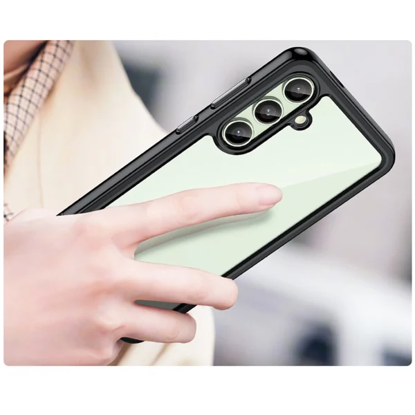 Outer Space Case with Gel Frame for Samsung Galaxy S24 FE - Blackeng