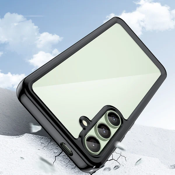 Outer Space Case with Gel Frame for Samsung Galaxy S24 FE - Blackeng