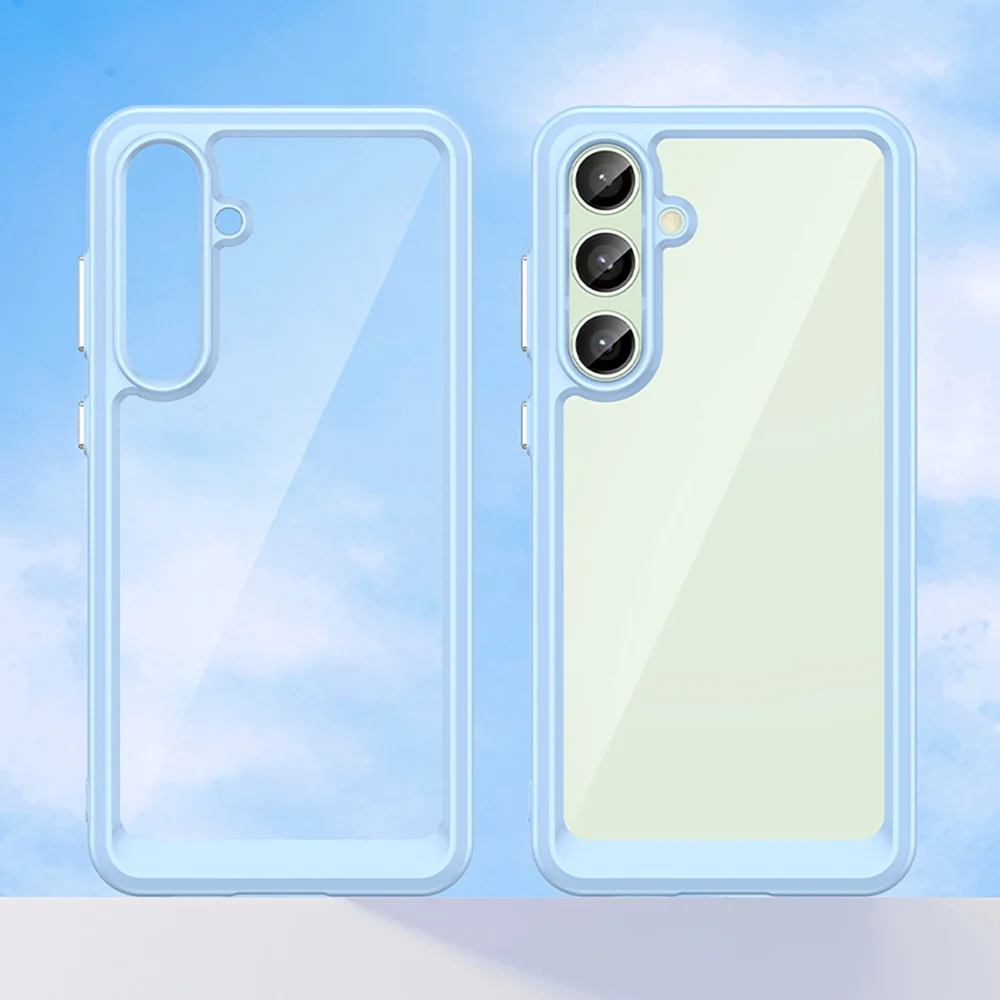 Outer Space Case with Gel Frame for Samsung Galaxy S24 FE - Blueeng