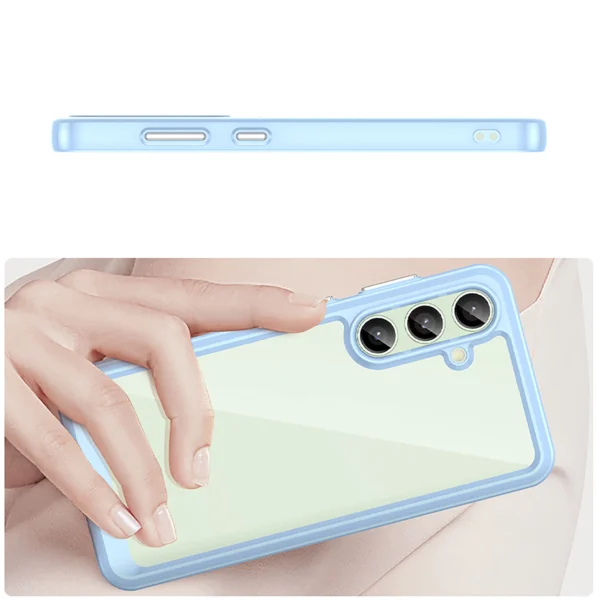 Outer Space Case with Gel Frame for Samsung Galaxy S24 FE - Blueeng