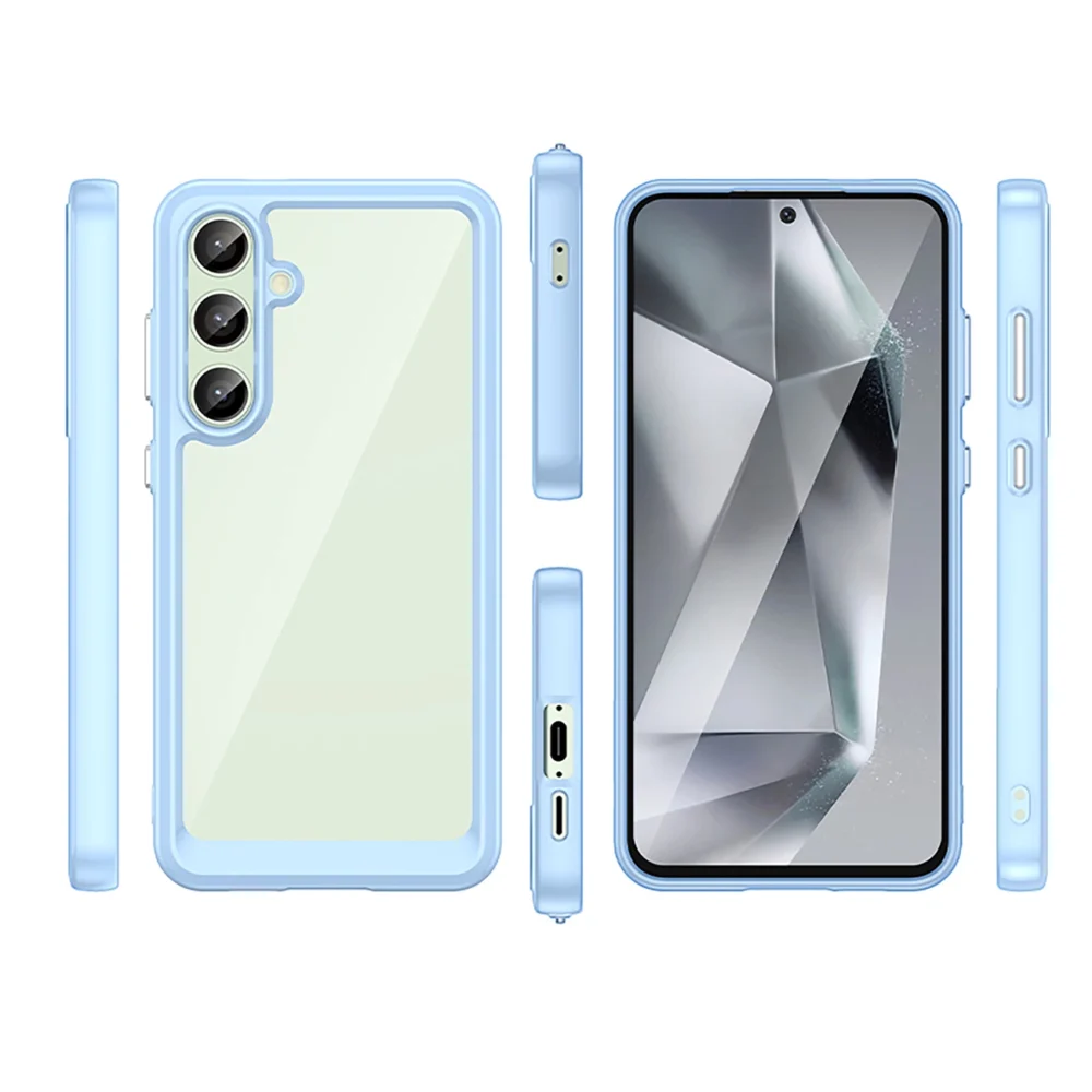 Outer Space Case with Gel Frame for Samsung Galaxy S24 FE - Blueeng